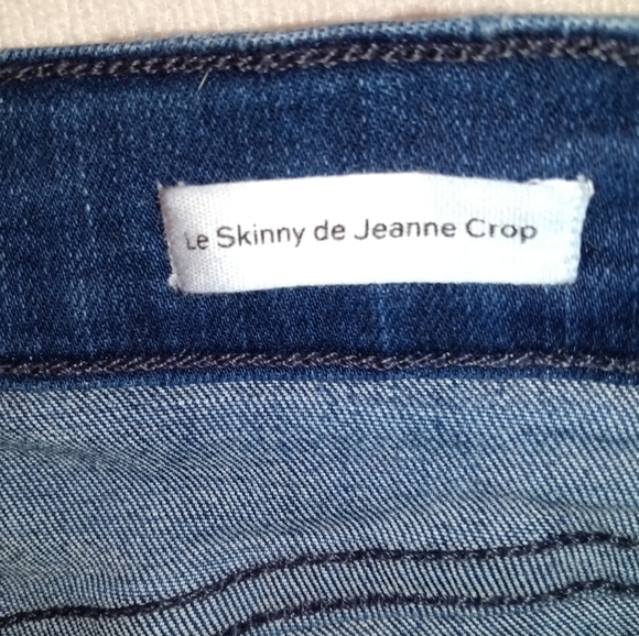 FRAME Denim | Le Skinny de Jeanne Crop Stretch Jeans Womens Size 26 - Picture 4 of 14